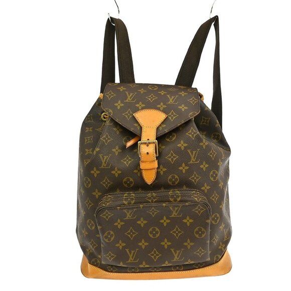 Louis Vuitton Monogram Montsouris GM Backpack M51135 MI0975 KQ00038 - Picture 1 of 10